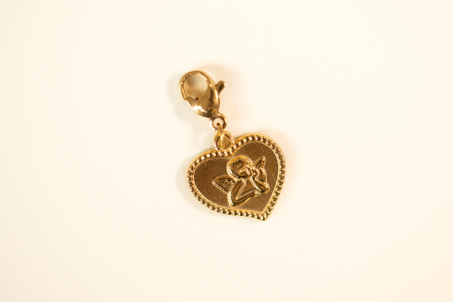 Pendentif Charm Coeur et ange